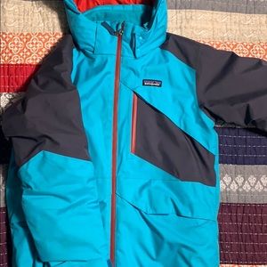 Boys winter jacket with hood.